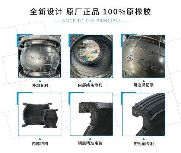 船舶25kg日标法兰橡胶软接头选型资料